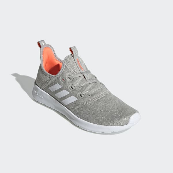 adidas shoes grey with white stripes