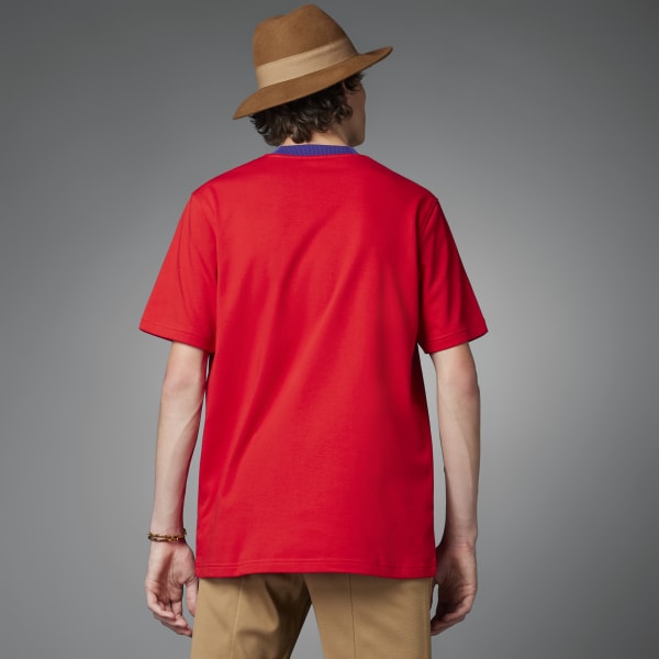 Red Adicolor 70s Large Trefoil Tee