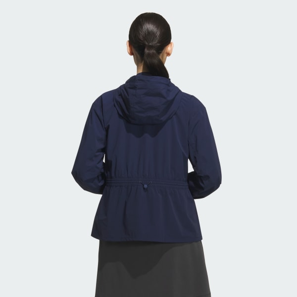 ブルー 【ゴルフ】フード付きウインドジャケット