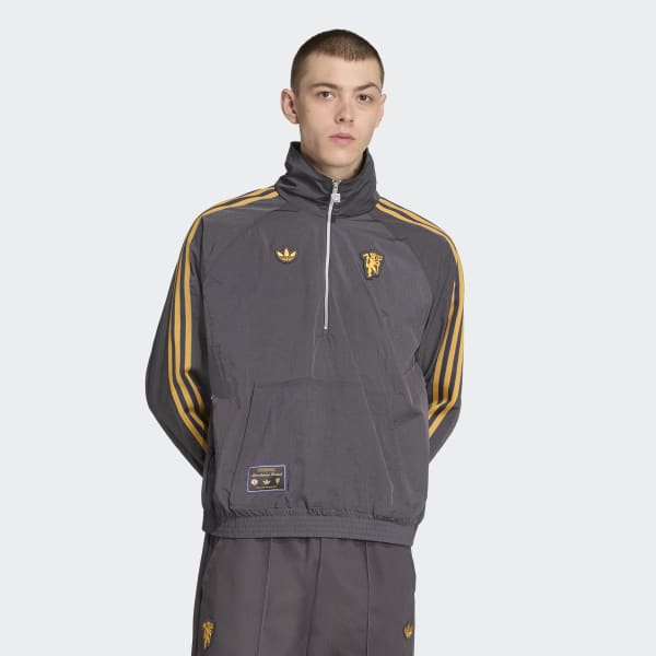 adidas Manchester United Terrace Icons Half-Zip Jacket