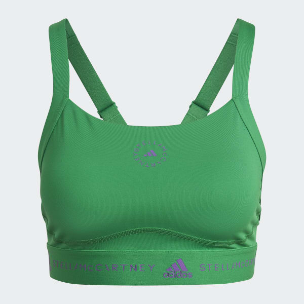 zelená Podprsenka adidas by Stella McCartney TruePurpose Medium Support DL559