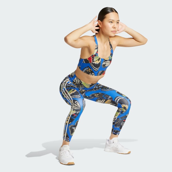 Negro Top deportivo de soporte medio adidas X Farm