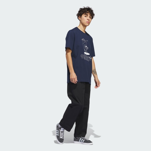 すぐ届く！adidas ヘンリー・ジョーンズ マイテ半袖Tシャツ 青 アディダス ヘンリー・ジョーンズ マイテ半袖Tシャツ - ブルー