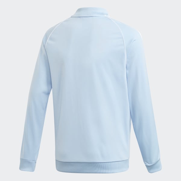 superstar track jacket light blue