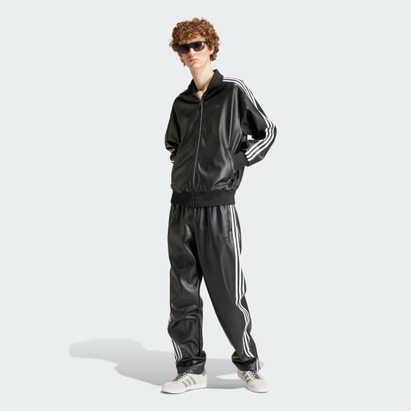 Faux Leather Adicolor 3-Stripes Firebird Track Suit Pants