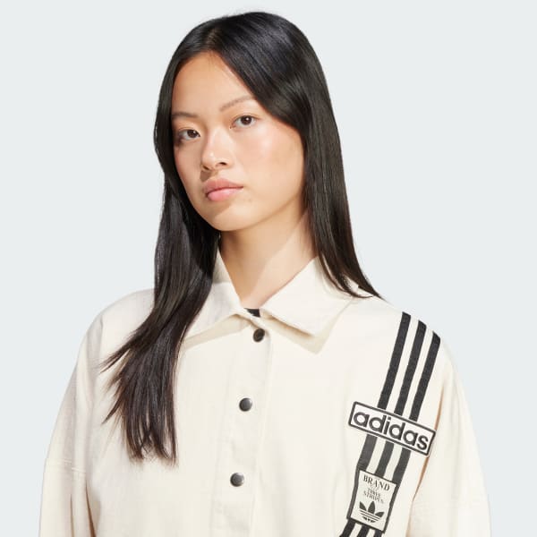 アディダス☆レディース☆Adibreak Denim Two-In-One Track Top CLOTHING - Adibreak Denim Two-In-One Track Top - Black
