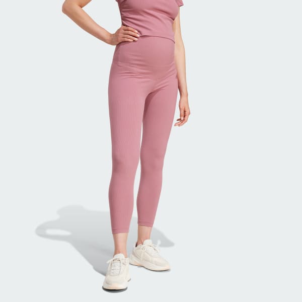 Pink maternity leggings online