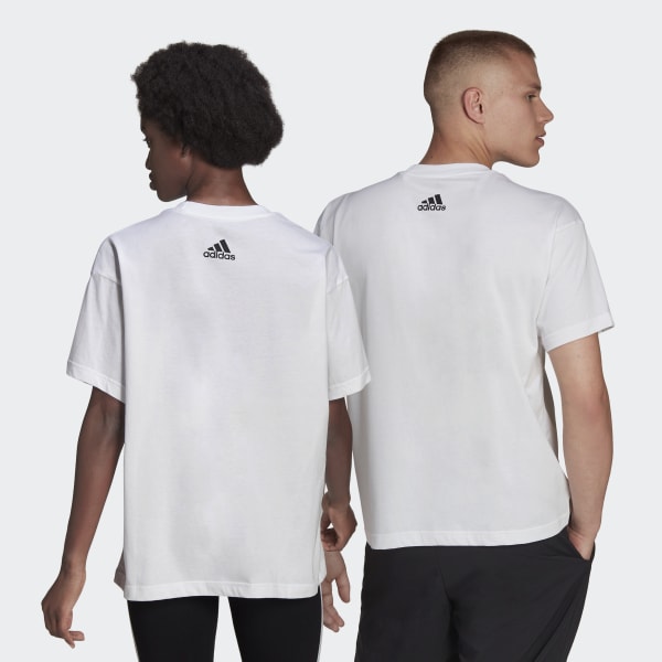White Essentials Brandlove Single Jersey Tee (Gender Neutral)