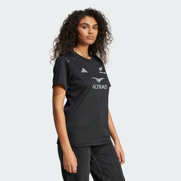 Black Black Ferns Rugby Home Supporters Jersey