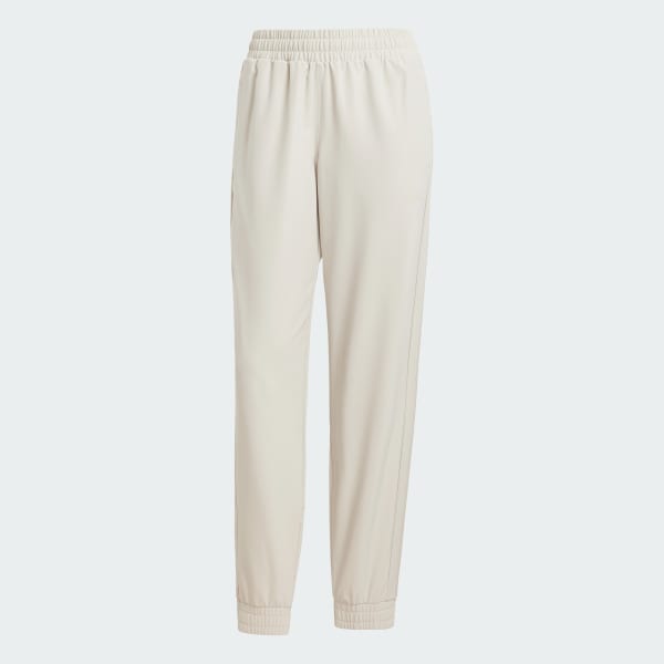 Μπεζ Pacer All Gym 3-Stripes Woven Mid-Rise Pants