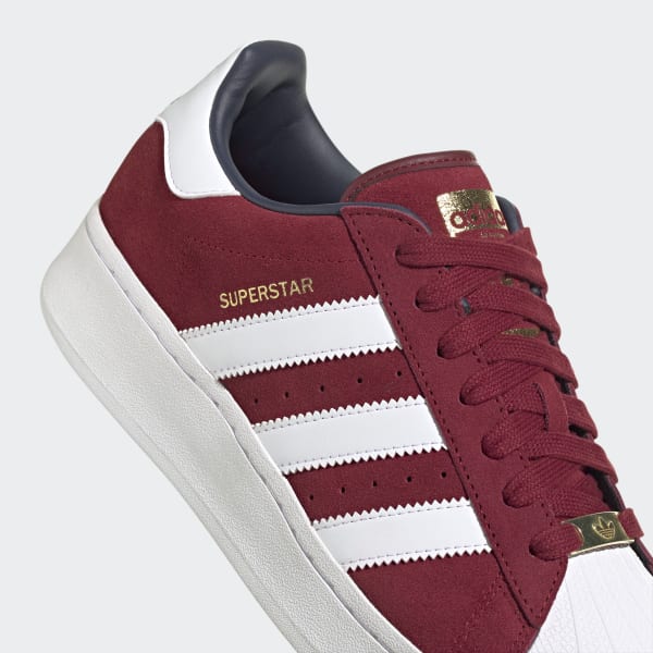 Adidas superstar hot sale burgundy