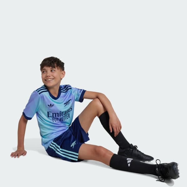 modrá Třetí šortky Arsenal 24/25 Kids
