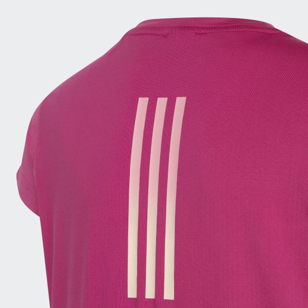 Rosa Training AEROREADY 3-Streifen T-Shirt
