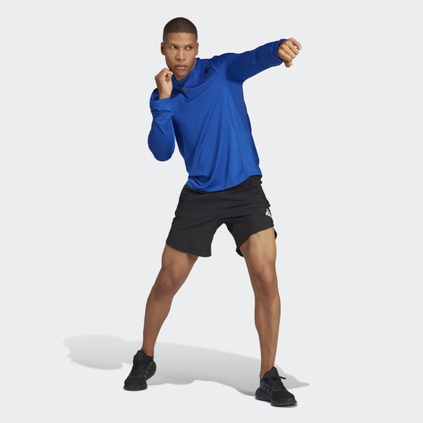 modrá Tričko HIIT Long Sleeve Training DG887