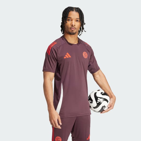 Burgundy FC Bayern Tiro 24 Training Jersey