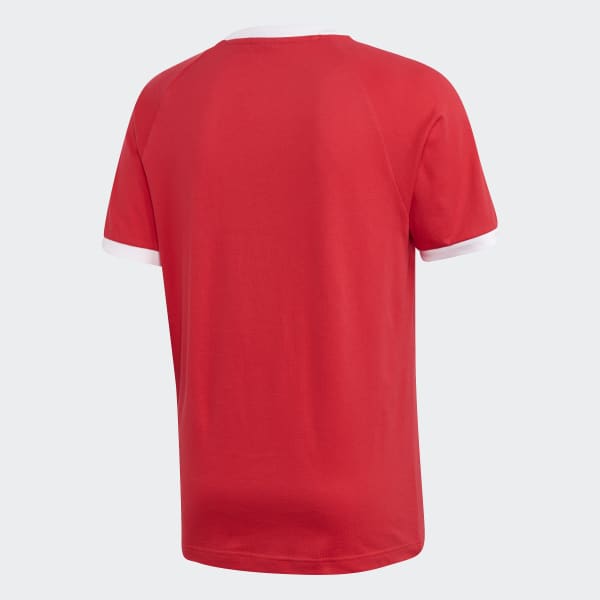 Polo rojo shop adidas