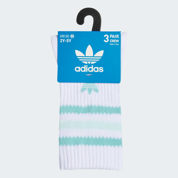 Adidas Originals Roller 3.0 3-Pack Crew Socks Kids WORLDWIDE DELIVERY