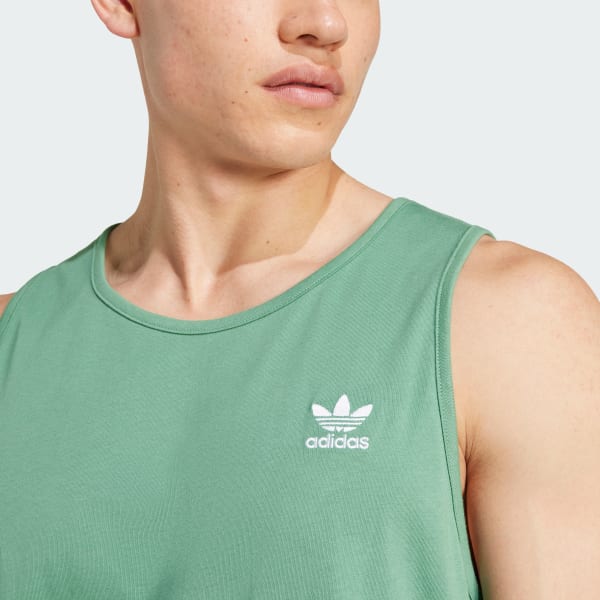 Green adidas tank top on sale
