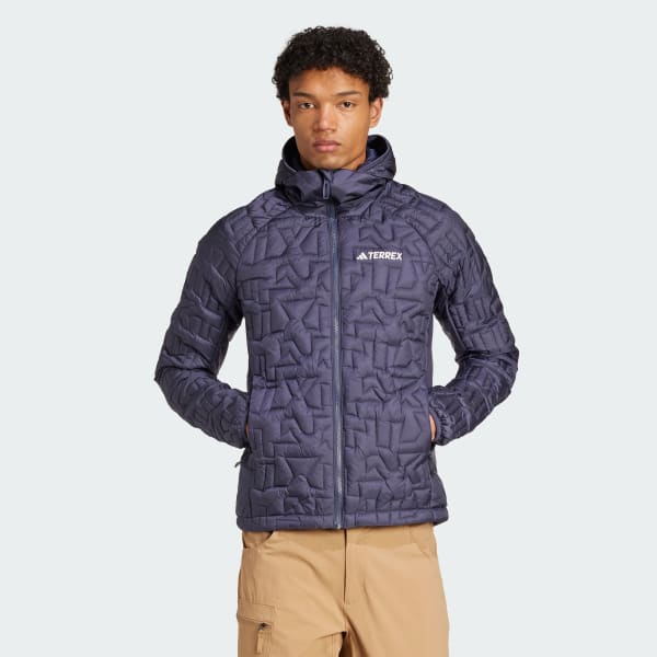 Azul Casaca Térmica con Capucha Terrex Xperior PrimaLoft Loose Fill