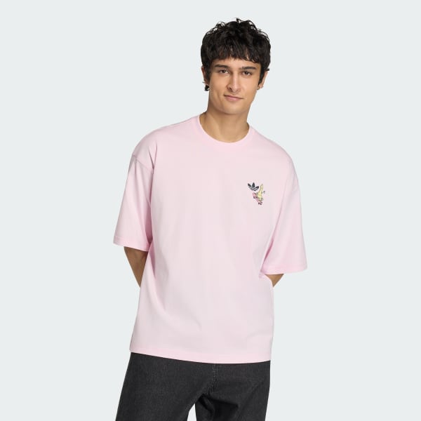 Pink ADIDAS CHESS GRAPHIC TEE