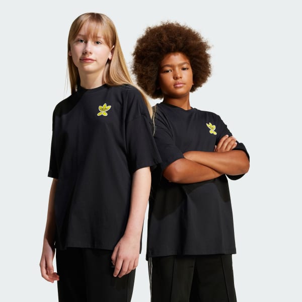 Black 아디다스 오리지널스 x 스마일리 월드 티