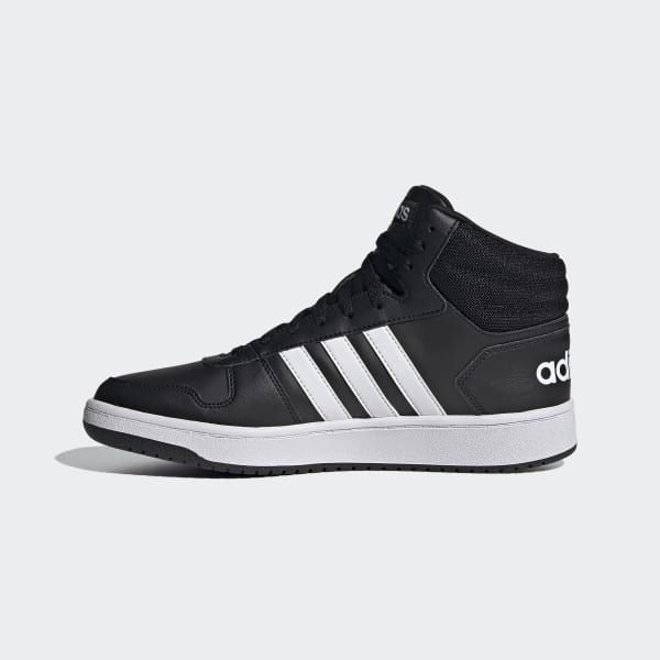 adidas Hoops 2.0 Mid Shoes - Black | FY8618 | adidas US