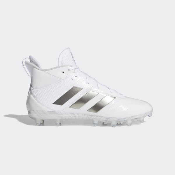 adidas Adizero Lacrosse Cleats - White 