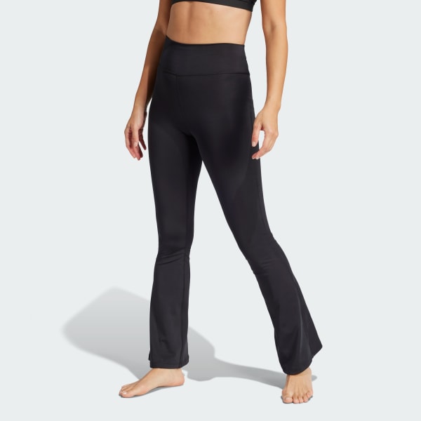 adidas All Me Essentials Flare Leggings Black adidas India