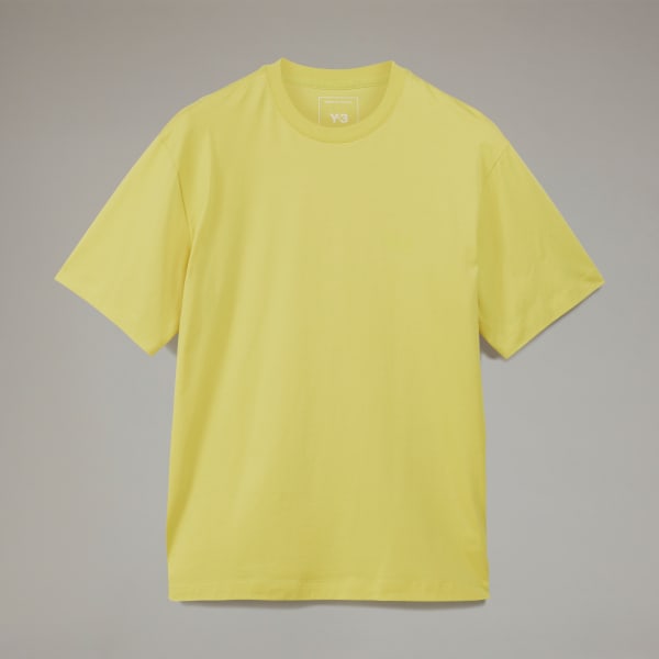 adidas Y-3 Regular Short Sleeve Tee - Yellow | Free Shipping