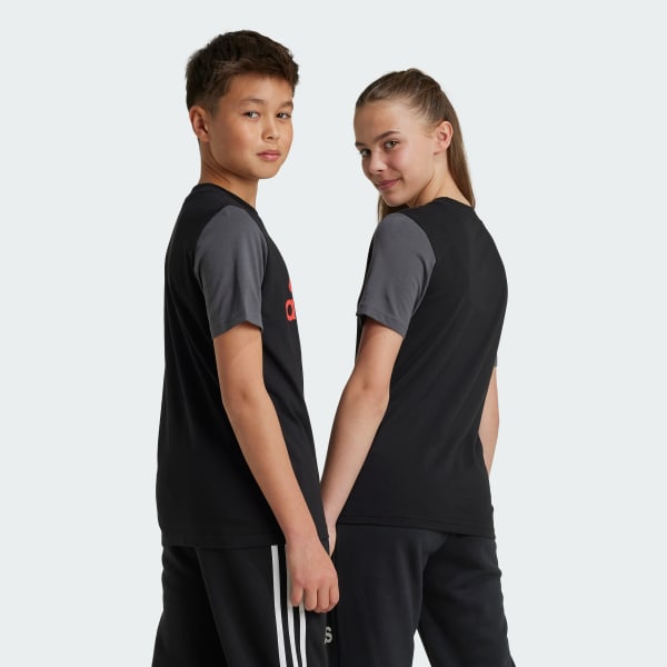 Negro Polo Essentials Big Logo Colorblock Kids 