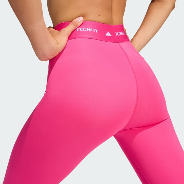 Legging 7/8 Techfit - Rosa adidas | adidas Brasil