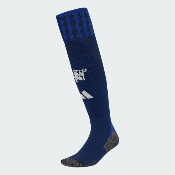Bleu Chaussettes Extérieur Manchester United 24/25