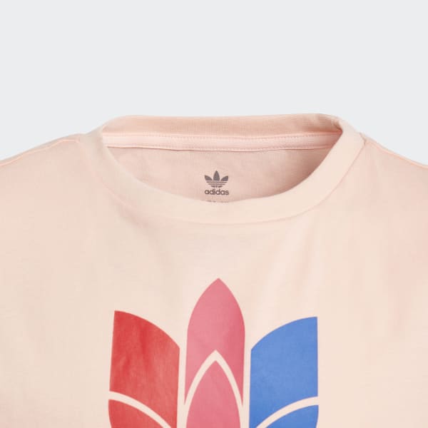pink trefoil adidas shirt