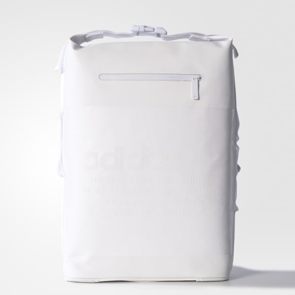 mochila adidas blanca