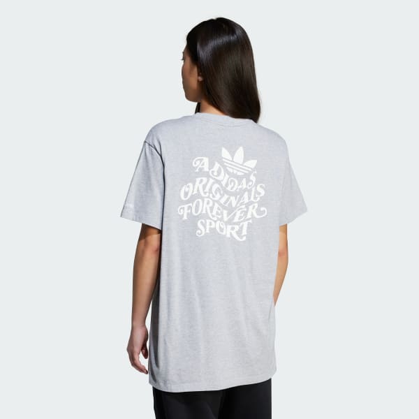 Xam Áo Thun Dáng Suông Trefoil Series Forever Originals