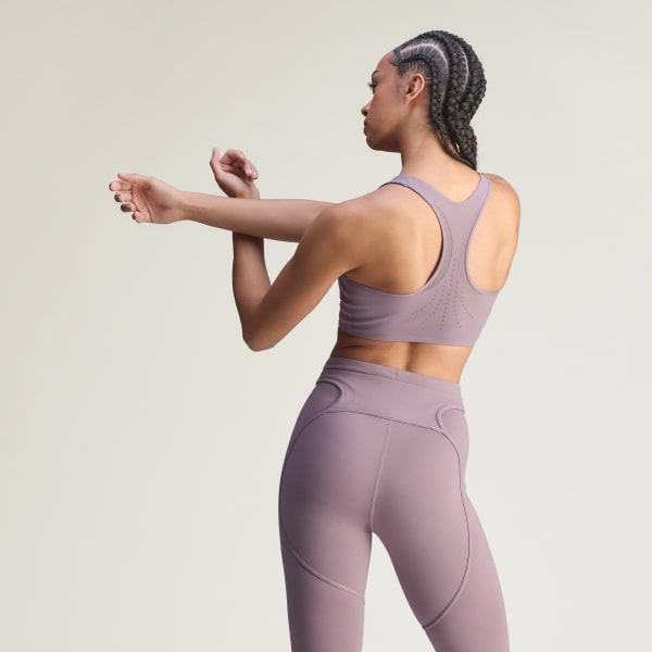 Purple adidas by Stella McCartney Power Impact Training Bra Medium Support 
