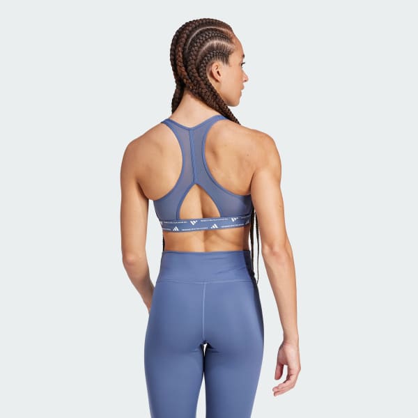 Azul Top Deportivo Powerreact Training Soporte Medio