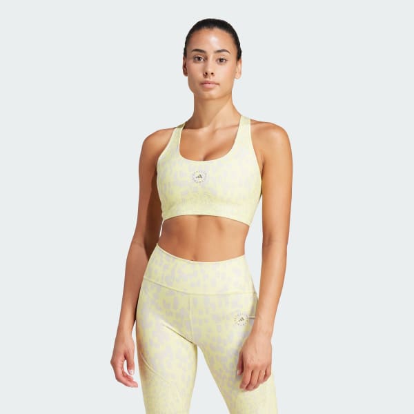 Κίτρινο adidas by Stella McCartney TruePurpose Power Impact Training Medium Support Bra