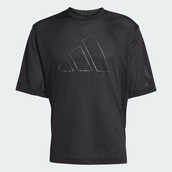 Black D4T PrimeLift Essentials Workout Mesh T-Shirt