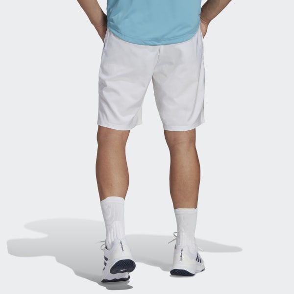 Λευκό Club 3-Stripes Tennis Shorts