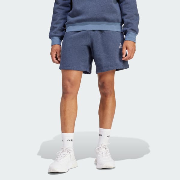 Blue Seasonal Essentials Mélange Shorts