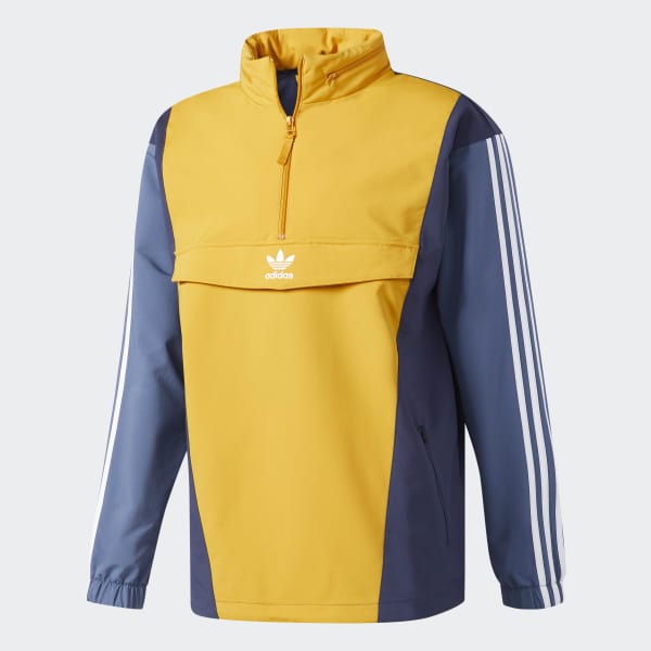 adidas Blocked Anorak Windbreaker - Blue | adidas US