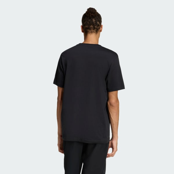 Black SUMMER SLIDE TRIM GRAPHIC T-SHIRT