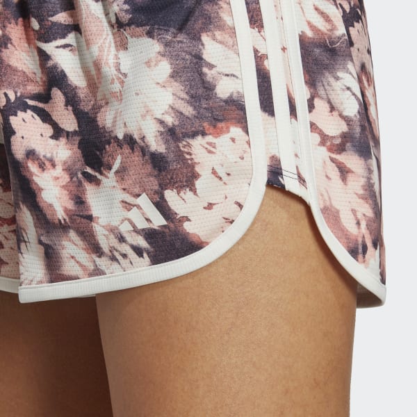 Adidas pastel sales rose running shorts