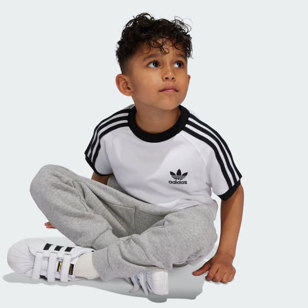 White Adicolor Trefoil Tee Kids