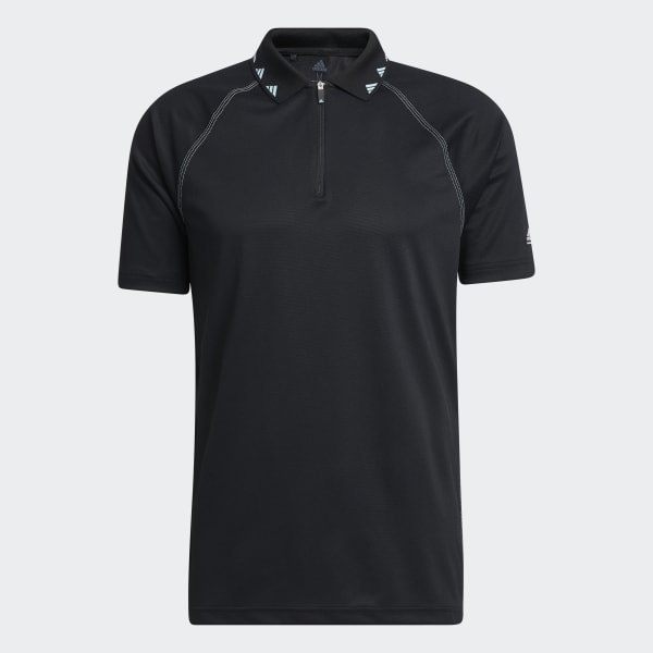 Adidas zip polo on sale