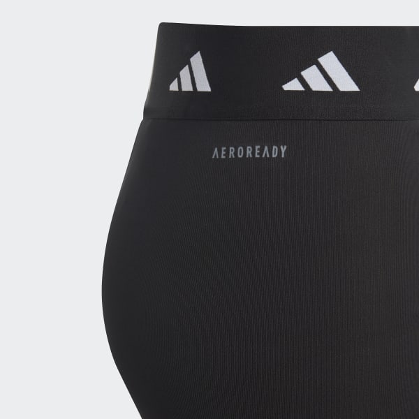 Black AEROREADY Techfit Period-Proof High-Rise 7/8 Tights