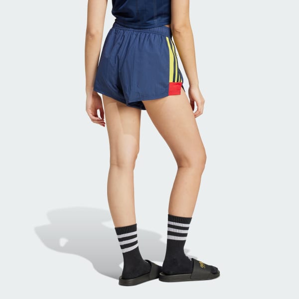 สีน้ำเงิน กางเกงขาสั้น Tiro Cut 3-Stripes Summer