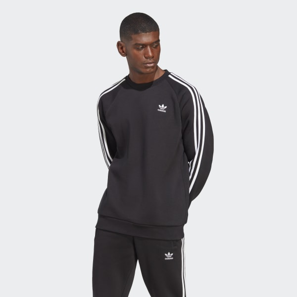 Sweat-shirt ras-du-cou Adicolor Classics 3-Stripes - Noir adidas
