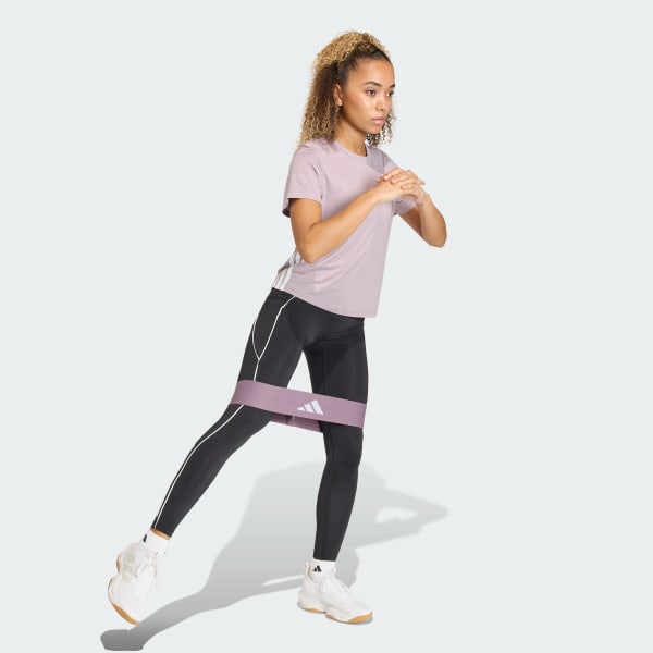 Roxo Camiseta Treino Essentials 3-Stripes